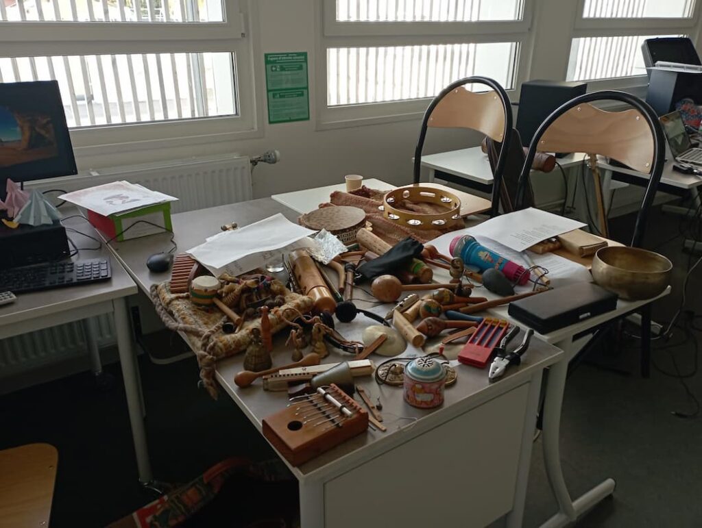 musique scolaires, ateliers musicaux, bruitages